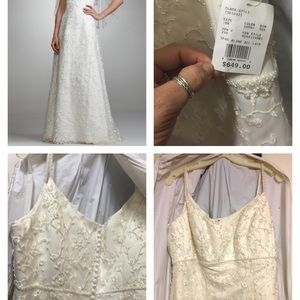David’s Bridal New Wedding Dress with Tags.